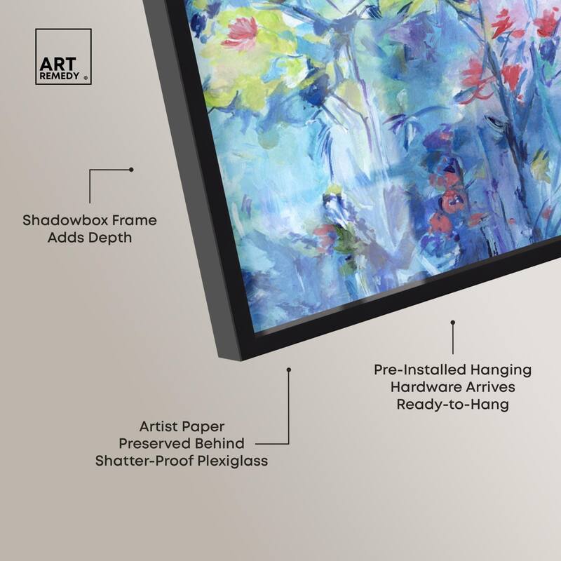 Heavenly Blue II Shadowbox by Art Remedy