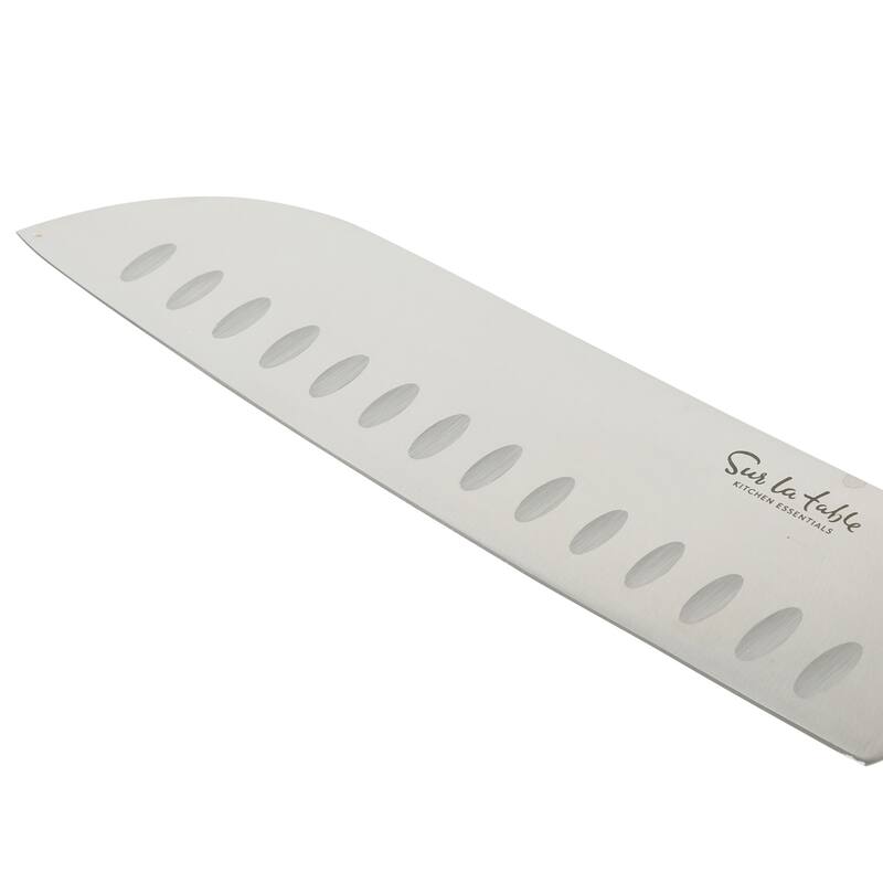 Sur La Table Kitchen Essentials 14 Piece Cutlery Set, German Steel Forged Knives, Beech Wood Block