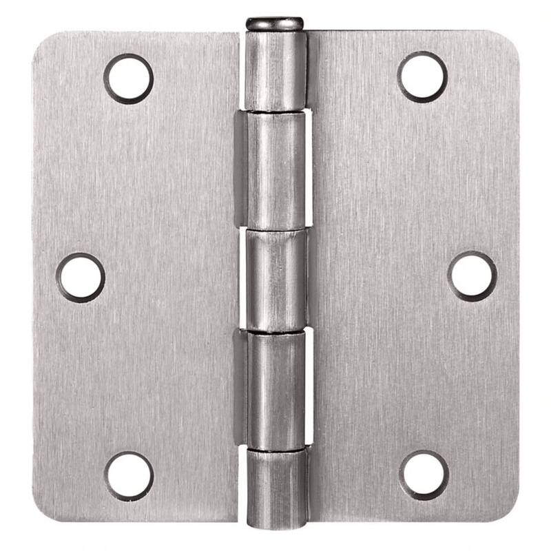 Design House 186064 3-1/2" x 3-1/2" Butt 1/4" Radius Corner Surface