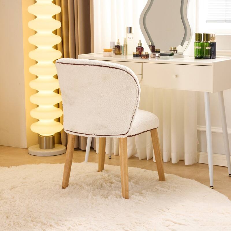 Modern Curved Back Accent Chair