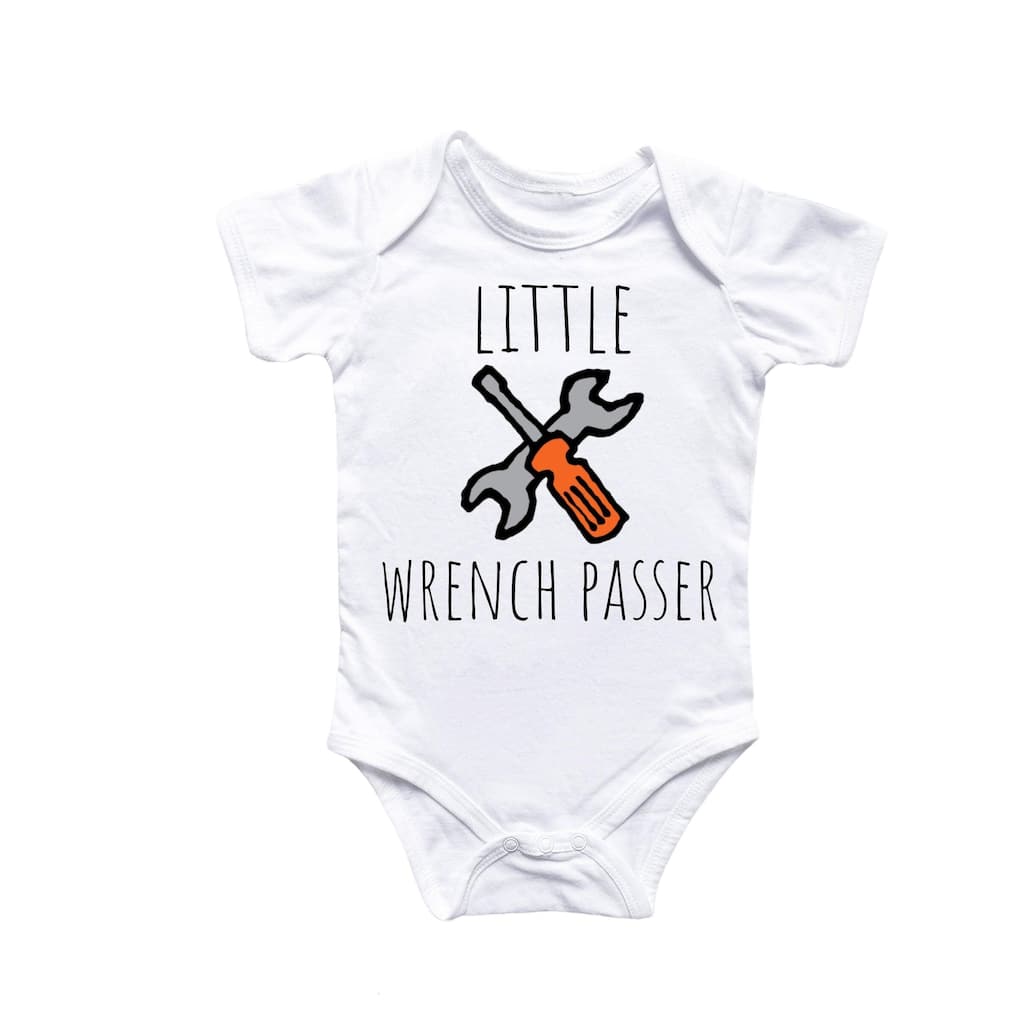 Mechanic Mechanical Tools - Baby Boy Girl Clothes Infant Bodysuit Funny Cute Newborn