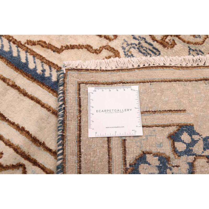 ECARPETGALLERY Hand-knotted Antalya Vintage Navy Wool Rug - 8'9 x 11'11