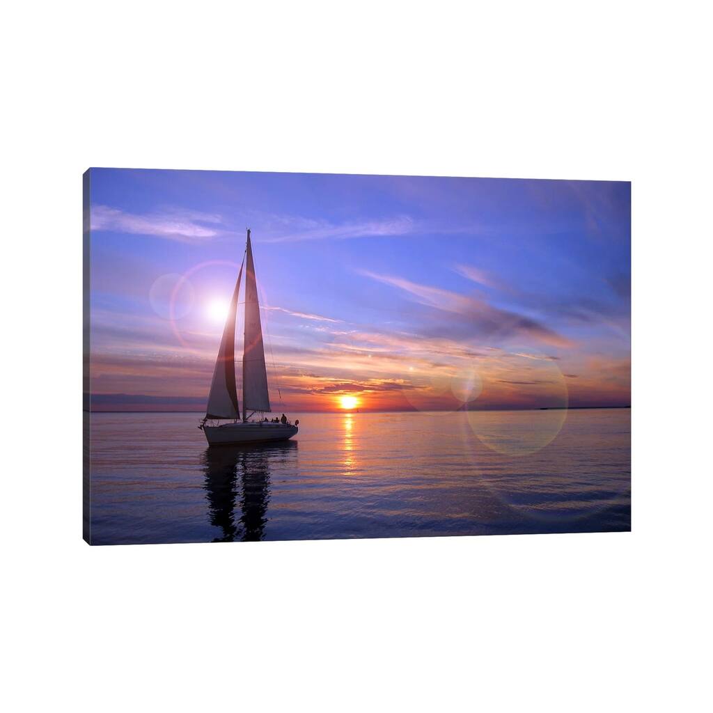 iCanvas "Sailboat" by Unknown Artist Canvas Print