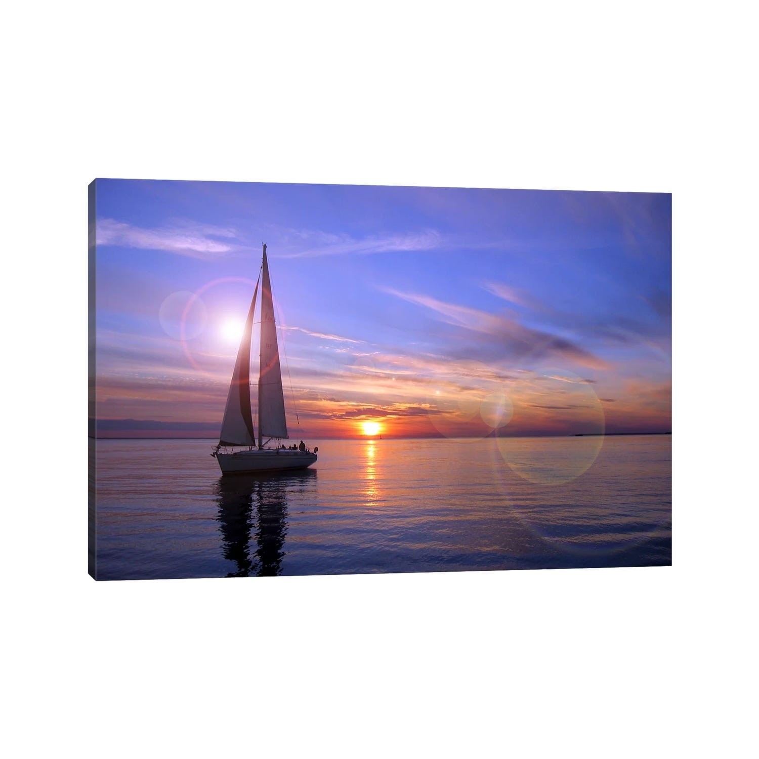 iCanvas "Sailboat" by Unknown Artist Canvas Print