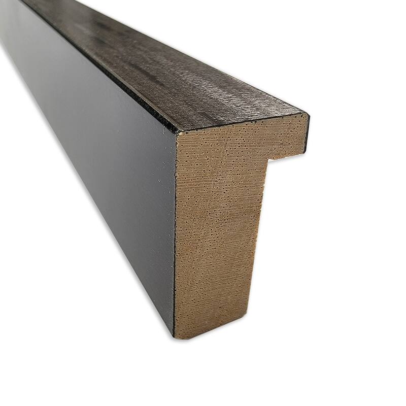 Imprint Beveled Wood Framed Wall Mirror