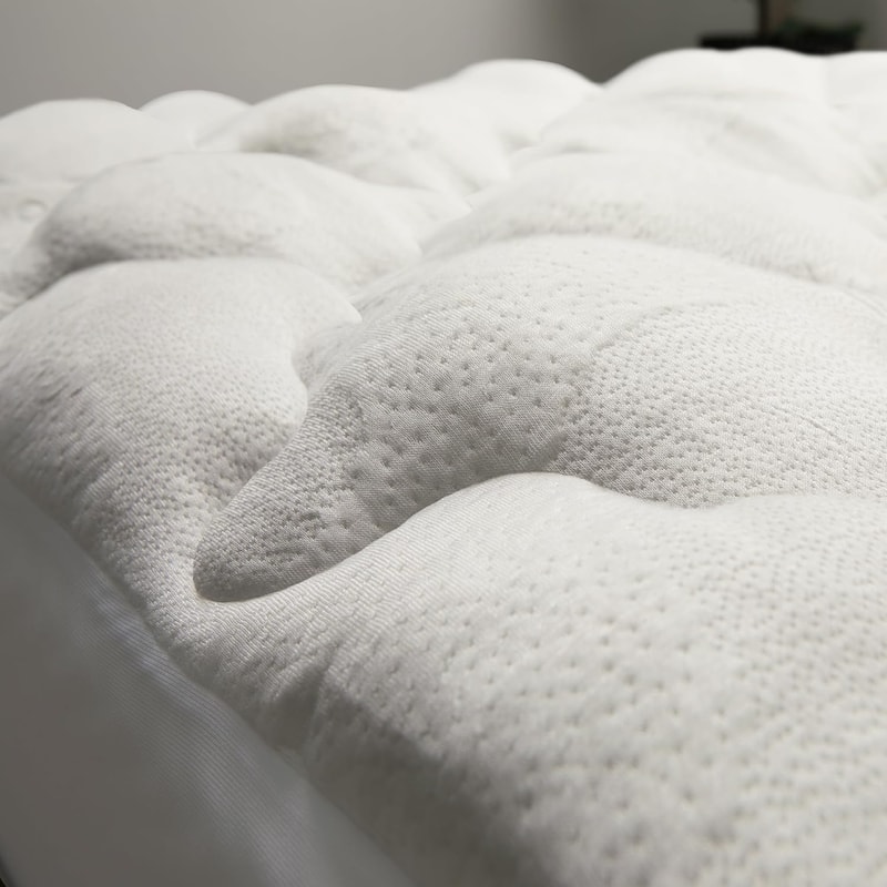 Cheer Collection All Season Plush Rayon from Bamboo Mattress Pad - TwinXL