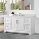 preview thumbnail 3 of 29, Vanity Art 60" Single Sink Bathroom Vanity with Top & Backsplash