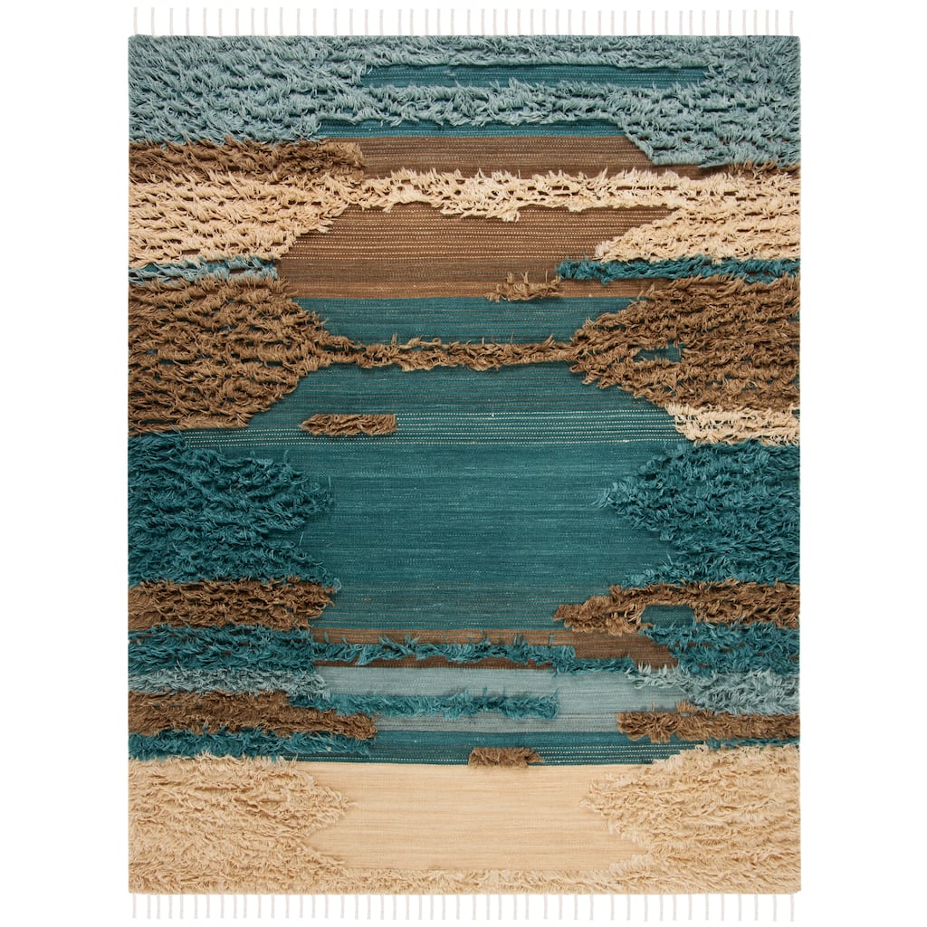 SAFAVIEH Hand-knotted Kenya Ilme Southwestern Tribal Wool Rug