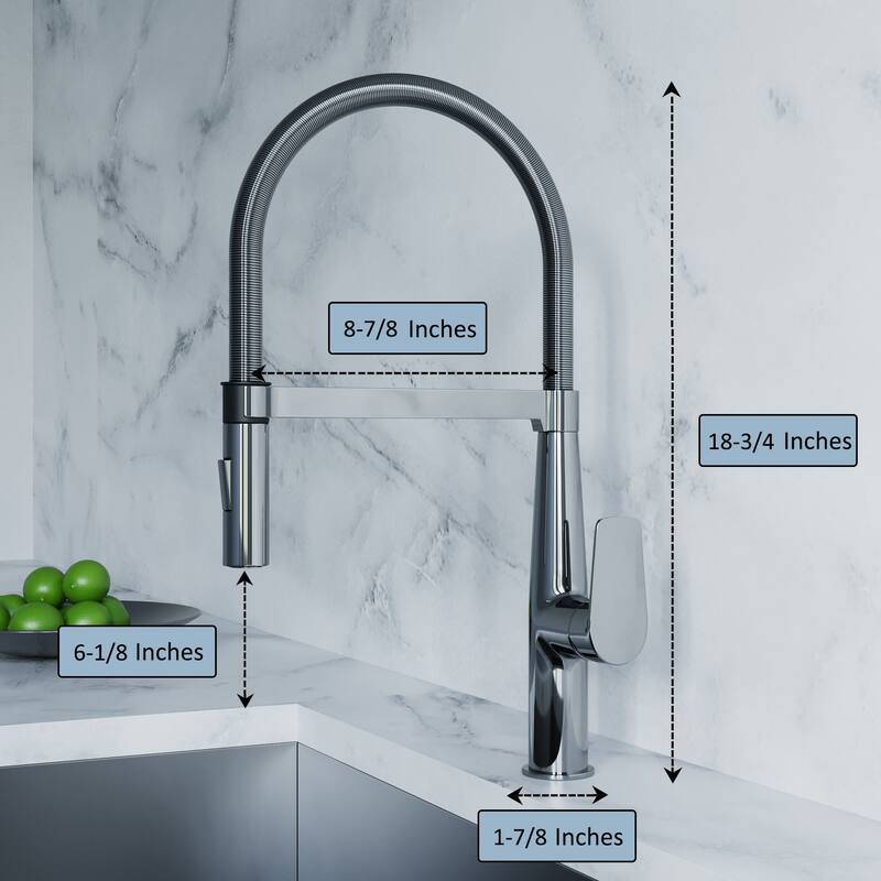 Dowell Series 8002/016 Single Handle Kitchen Faucet/Sprayer