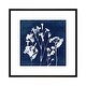 preview thumbnail 4 of 16, iCanvas "Cyanotype Botanical II" by Carol Robinson Framed Charcoal - 12x12