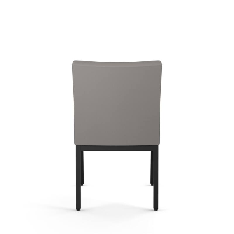 Amisco Perry Set of 2 Upholstered Dining Chairs with Metal Legs
