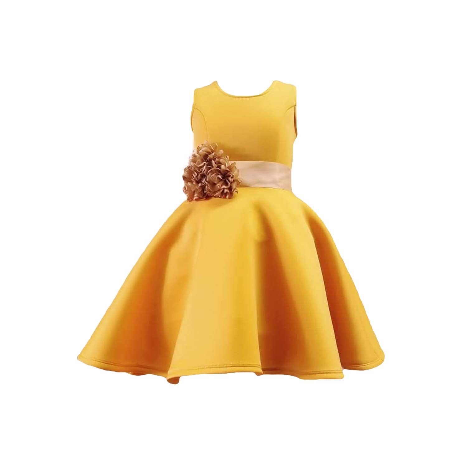 big girls yellow dress