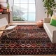 preview thumbnail 4 of 96, SAFAVIEH Amsterdam Bridget Moroccan Boho Rug 10' x 14' - Black/Multi