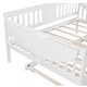 preview thumbnail 36 of 72, Elegant Design Daybed with Trundle Bed, Wooden Sofa Bed for Bedroom Living Room, Wood Platform Bed Frame for Kids Teens Guests