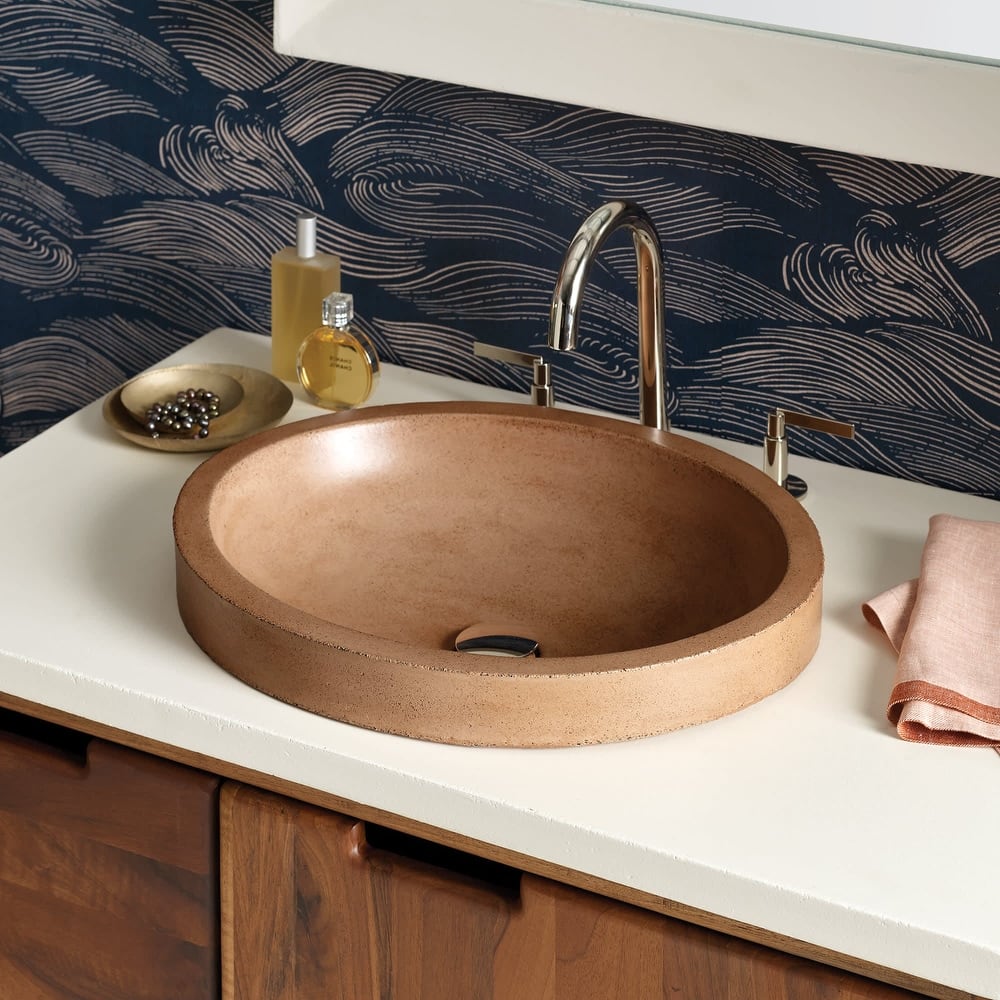 Native Trails Tolosa 19" Single Basin NativeStone Bathroom Sink for