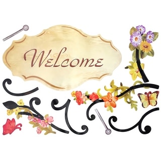 Welcome Large Wall Decals Stickers Perfect for Living Room - Bed Bath ...