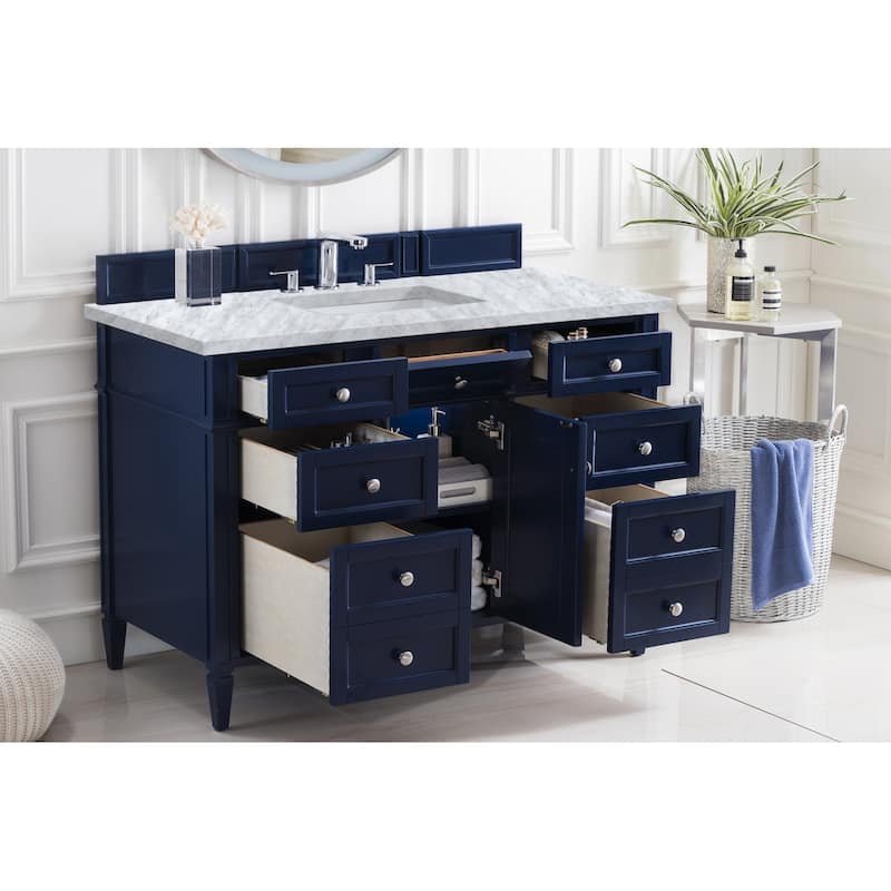 James Martin Vanities Brittany 48" Single Vanity, Victory Blue