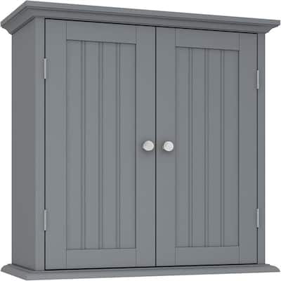 Bathroom Wall Cabinet - 8.8"D x 21.1"W x 24"H