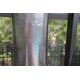 preview thumbnail 16 of 20, Hilliard 46" tall Stainless Steel and Black Patio Fountain, LED Lights - 12" x 47"