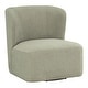 preview thumbnail 7 of 51, Lucia Swivel Chair Fog