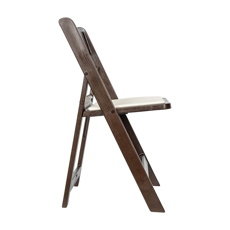 Set of 2 Folding Chairs with Padded Seats - 18"D x 17.25"W x 30.75"H