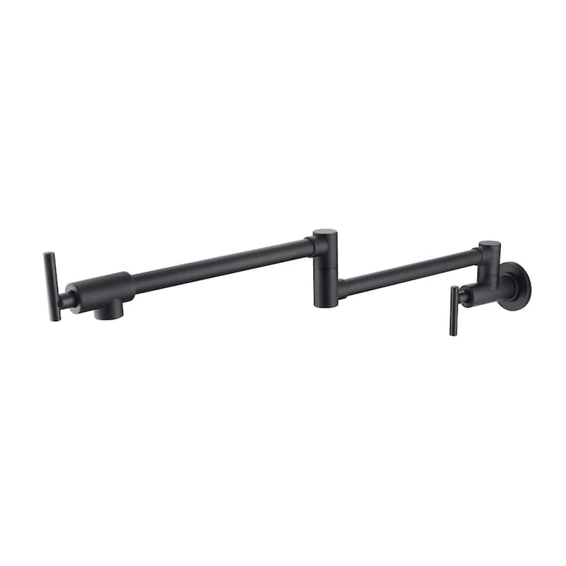 Pot Filler Faucet Wall Mount - Matte Black