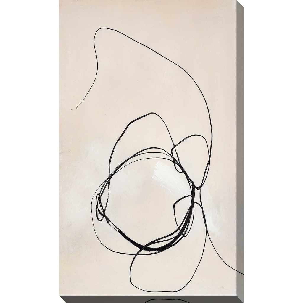 "Fine Line 5" by Design Fabrikken Print on Canvas