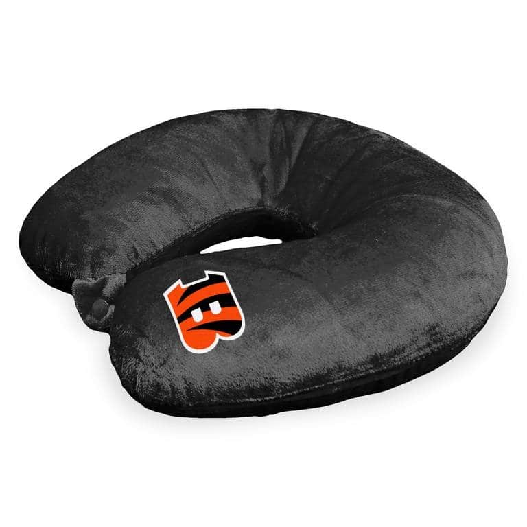 NFL Black Travel Neck Pillow