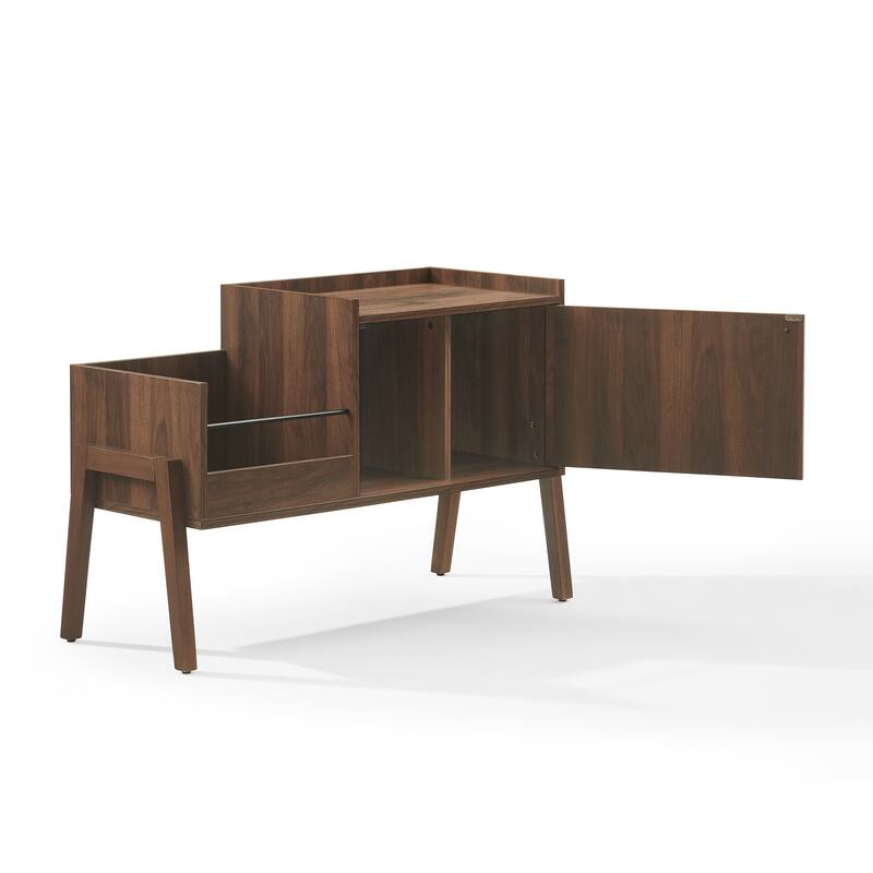 Crosley Luna Record Player Cabinet With Vinyl Storage