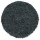 preview thumbnail 90 of 177, SAFAVIEH Handmade Leather Shag Carlijn Modern Decorative Rug 6' Round - Grey - Round