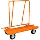 VEVOR Drywall Cart, 1500 LBS Panel Dolly Cart with 36.02 x 24.02 Deck and 5 Swivel Wheels
