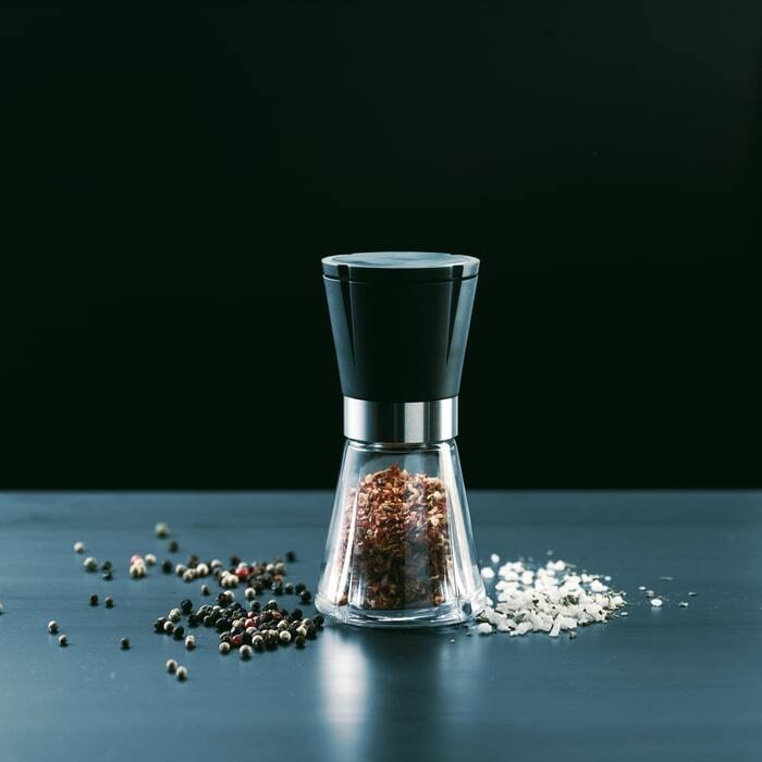 Rosendahl Grand Cru Multi Use Grinder, Black/Steel - H: 5.7"