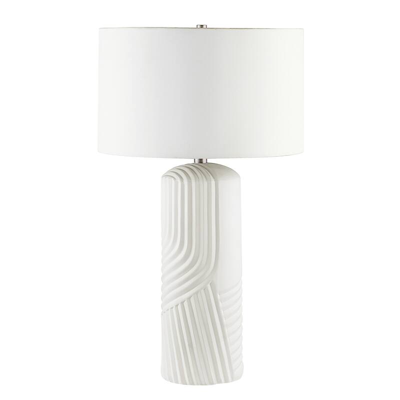 Renwil Valerie 28" Length Table Lamp, Off-White