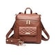preview thumbnail 11 of 27, Petit Monaco Diaper Bag - 11X11X6 Caramel Brown