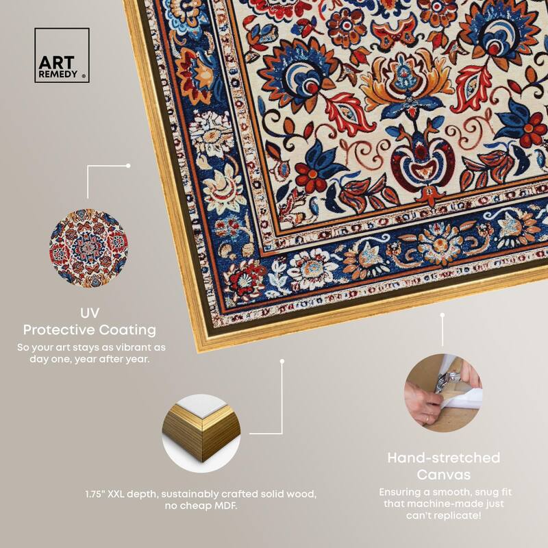 Morrocan Garden Canvas by Art Remedy