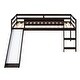 preview thumbnail 9 of 42, Multifunctional Design Loft Bed with Slide, Ladder and Guardrails,Twin Size