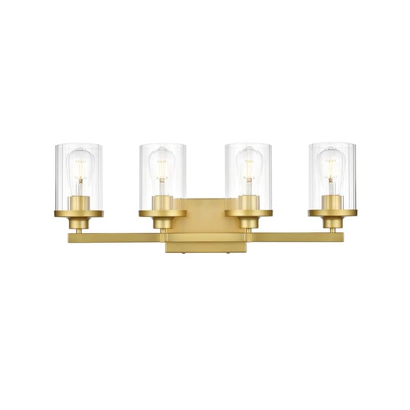 Silvia 1 Light Black and Clear Bath Sconce