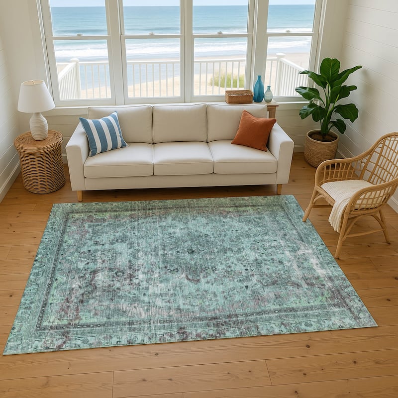 Premium Washable Super Soft Vintage Traditional Mayfield Rug
