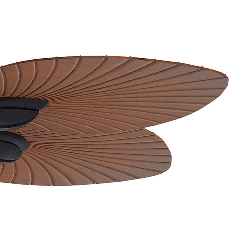 Moasis 44 Inch 5 Blades Tropical Palm Ceiling Fans with Lights and Remote Control