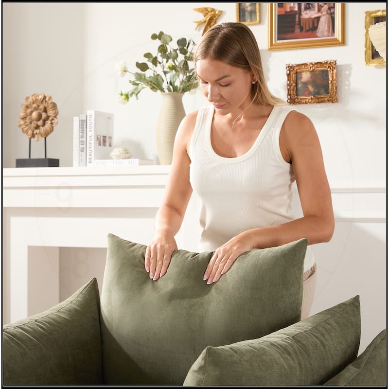 Chenille Oversized Sofa Lounge Chair