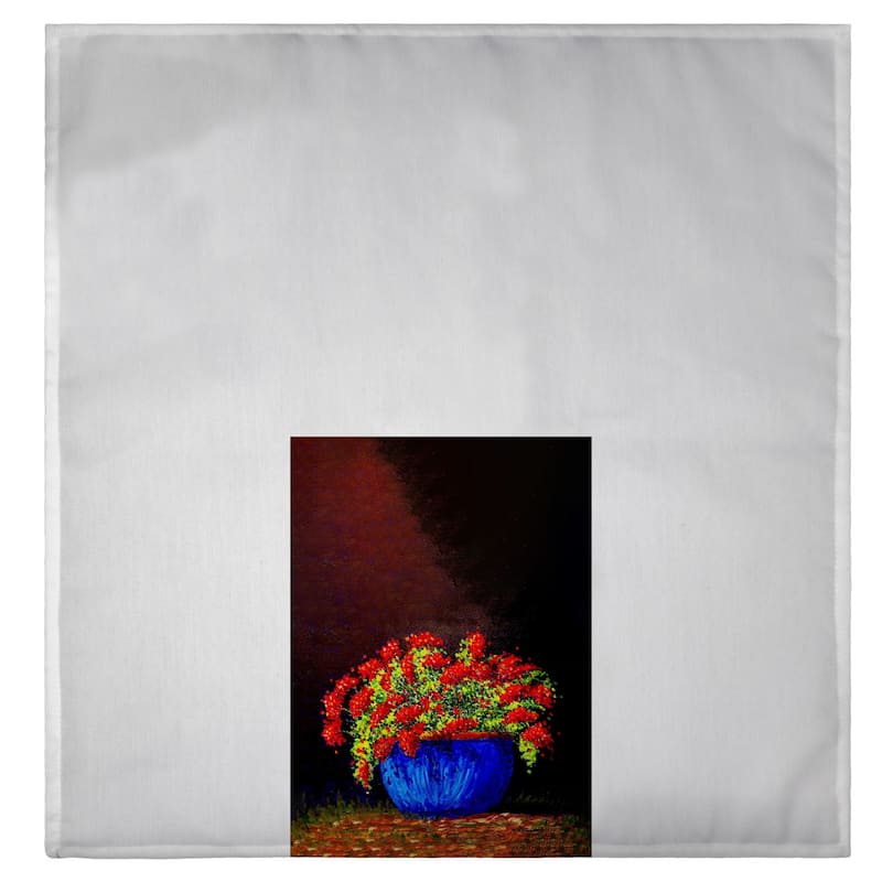 Potted Geraniums Guest Towel - 20x20