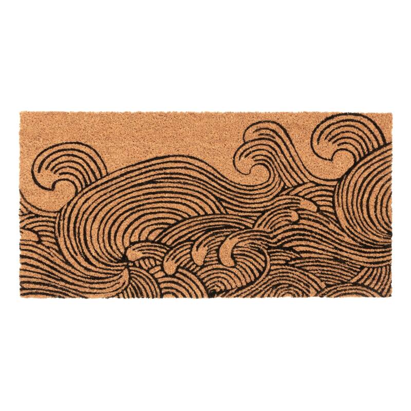 Natural Coir Doormat with Printed Images