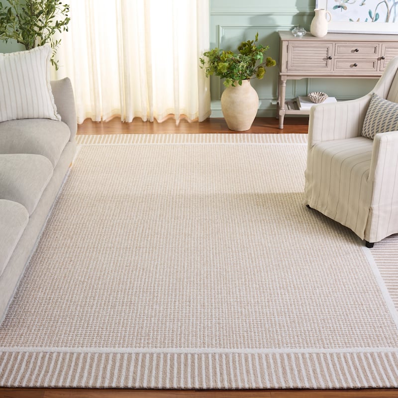 SAFAVIEH Handmade Pine Nata Modern Wool Rug