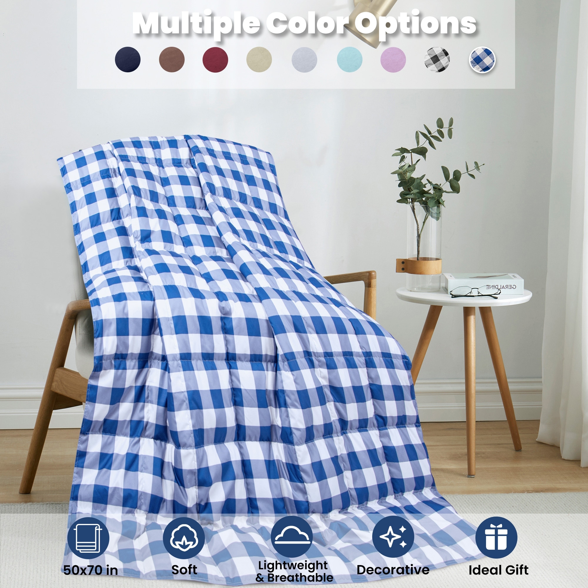 Indoor Outdoor Throw Blanket with Natural Down and Ultra Feather Fill On Sale Bed Bath Beyond 30812742