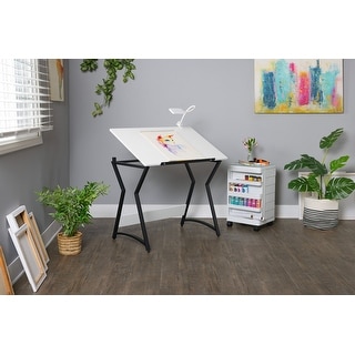 Hourglass Craft Table, Angle Adjustable Top Drafting Desk - On Sale ...