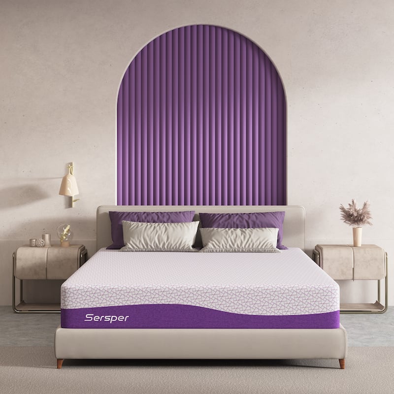 12-inch Luxury Medium Firm Memory Foam Mattress,Queen/ King Mattress Optional - Queen