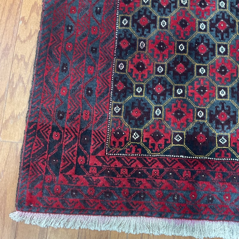 HERAT ORIENTAL Handmade Balouchi Wool Rug - 3'6" x 6'4"