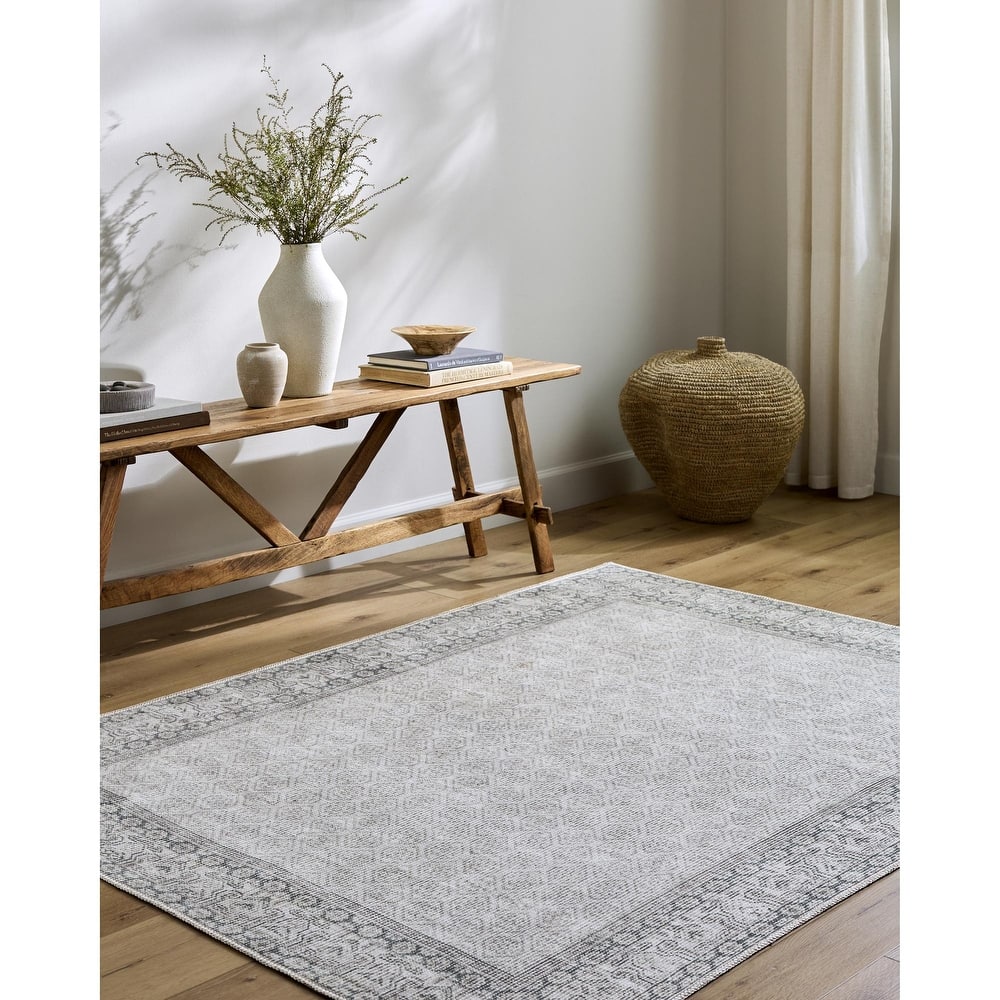 Our PNW Home x Livabliss Rainier Cottage Border Washable Area Rug
