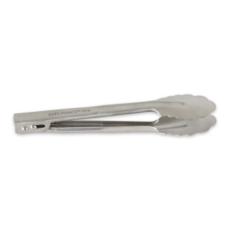 Locking Kitchen Tongs Large 12-inch or Mini 6-Inch - Small, 6-1/2-Inch - Stainless Steel - Small