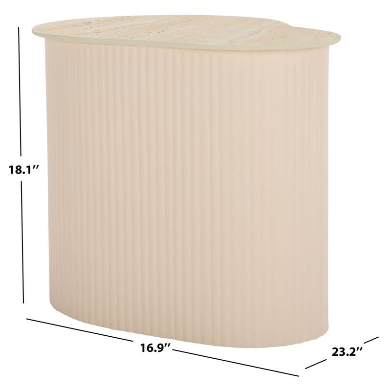 SAFAVIEH Home Mtp Small Ceramic Side Table - 23"W x 17"D x 18"H